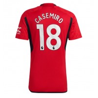 Fotballdrakt Herre Manchester United Casemiro #18 Hjemmedrakt 2023-24 Kortermet